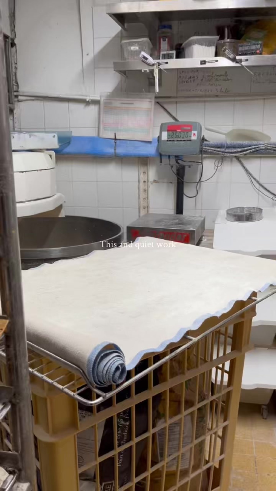 Atelier de fabrication de la Boulangerie Polka à Paris 11