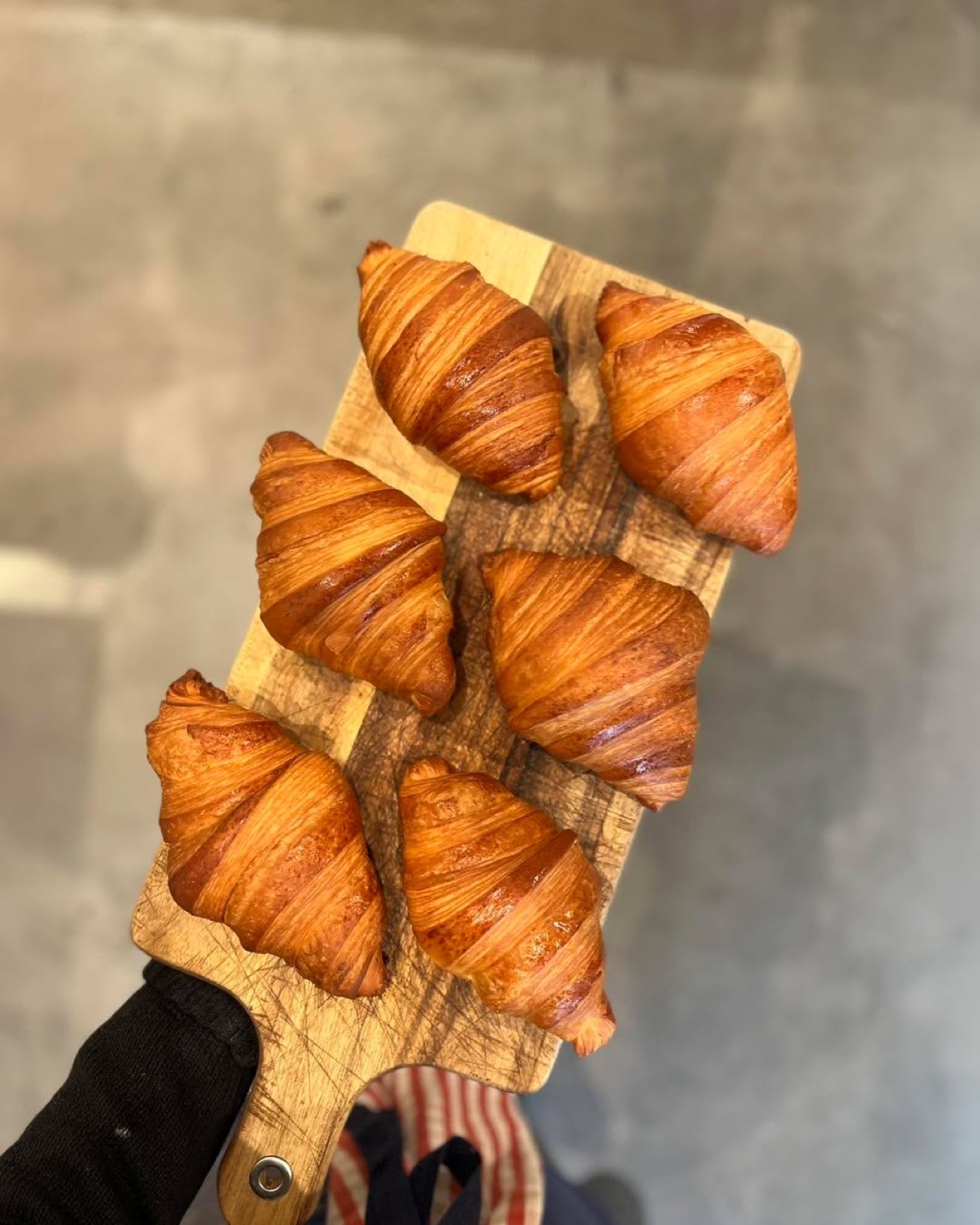 Viennoiseries pur beurre de la Boulangerie Polka à Paris